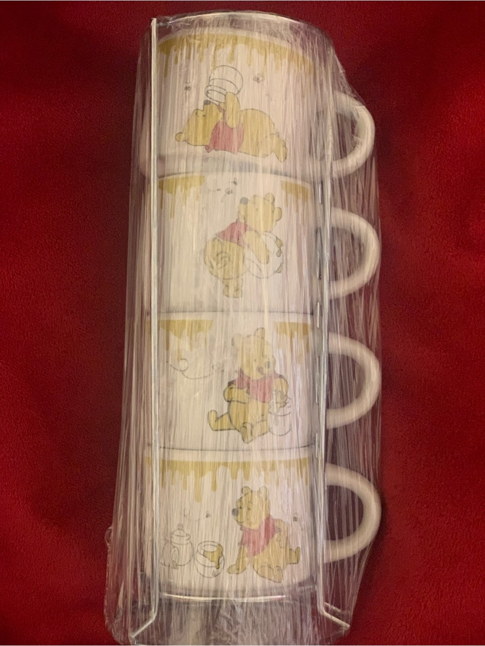 Stackable Ceramic Mug Set - Yellow